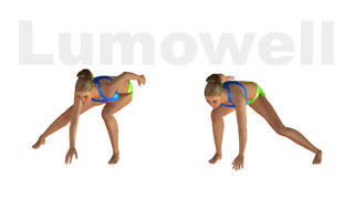 Alternate Side Lunge Touching The Ground